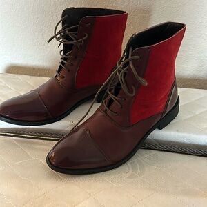 Men’s red boots